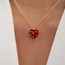 Cargar imagen en el visor de la galería, CADENA CORAZON ROJO