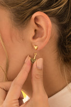 Cargar imagen en el visor de la galería, ARETES DUO CORAZON
