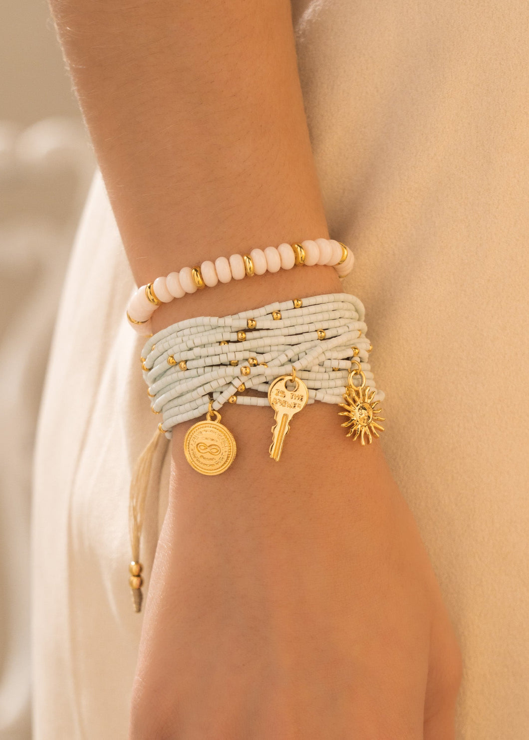 SET PULSERA SOL , LLAVE