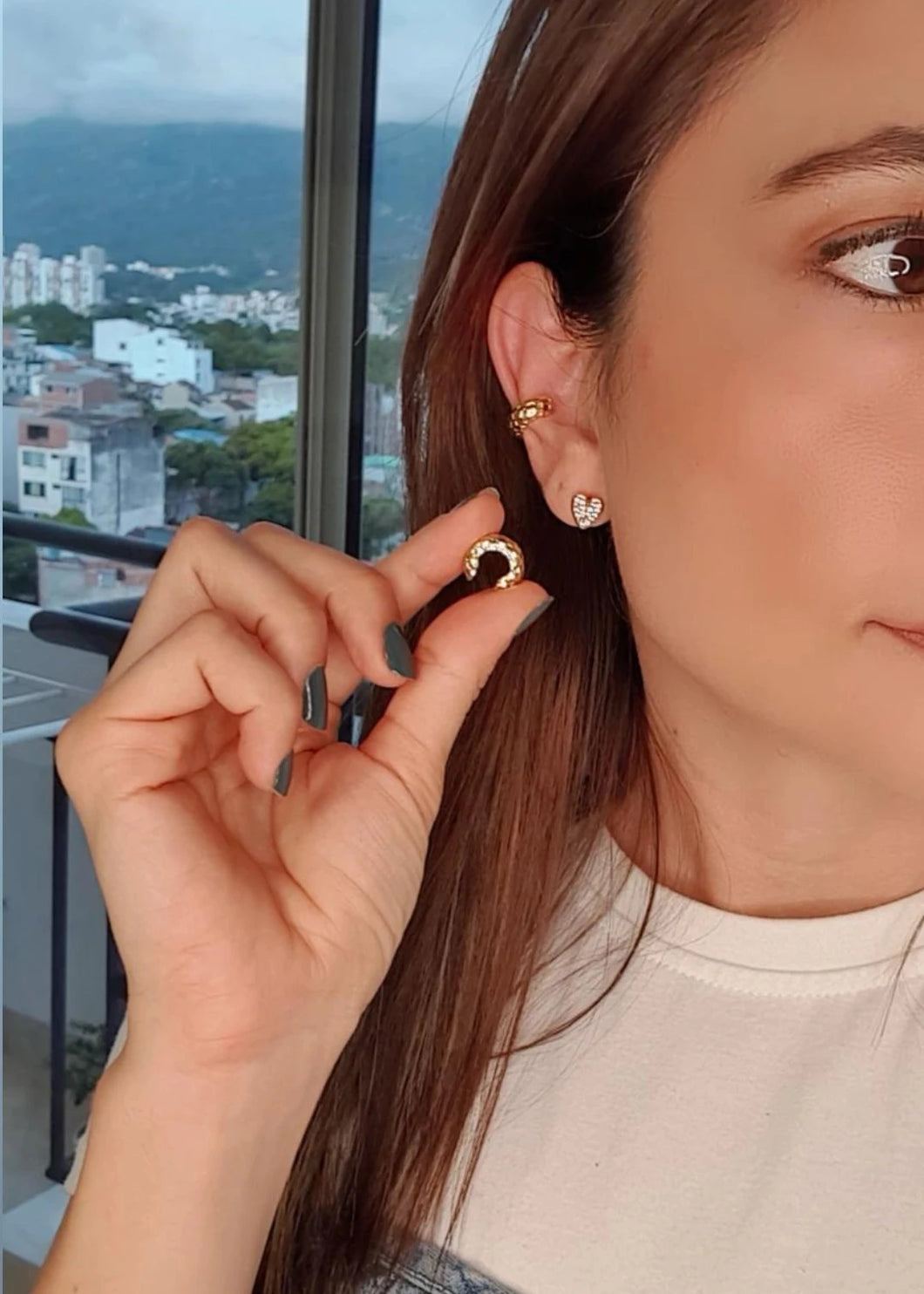 EARCUFF DIAMANTE