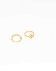 DUO ANILLOS ABUNDANCIA