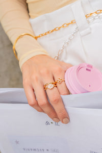 DUO ANILLOS ABUNDANCIA