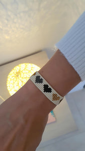 PULSERA CORAZONES TIERRA