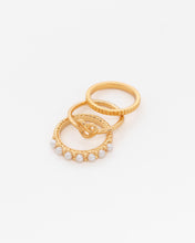 Cargar imagen en el visor de la galería, TRIO ANILLOS PERLA
