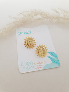 ARETES SOL Y LUNA