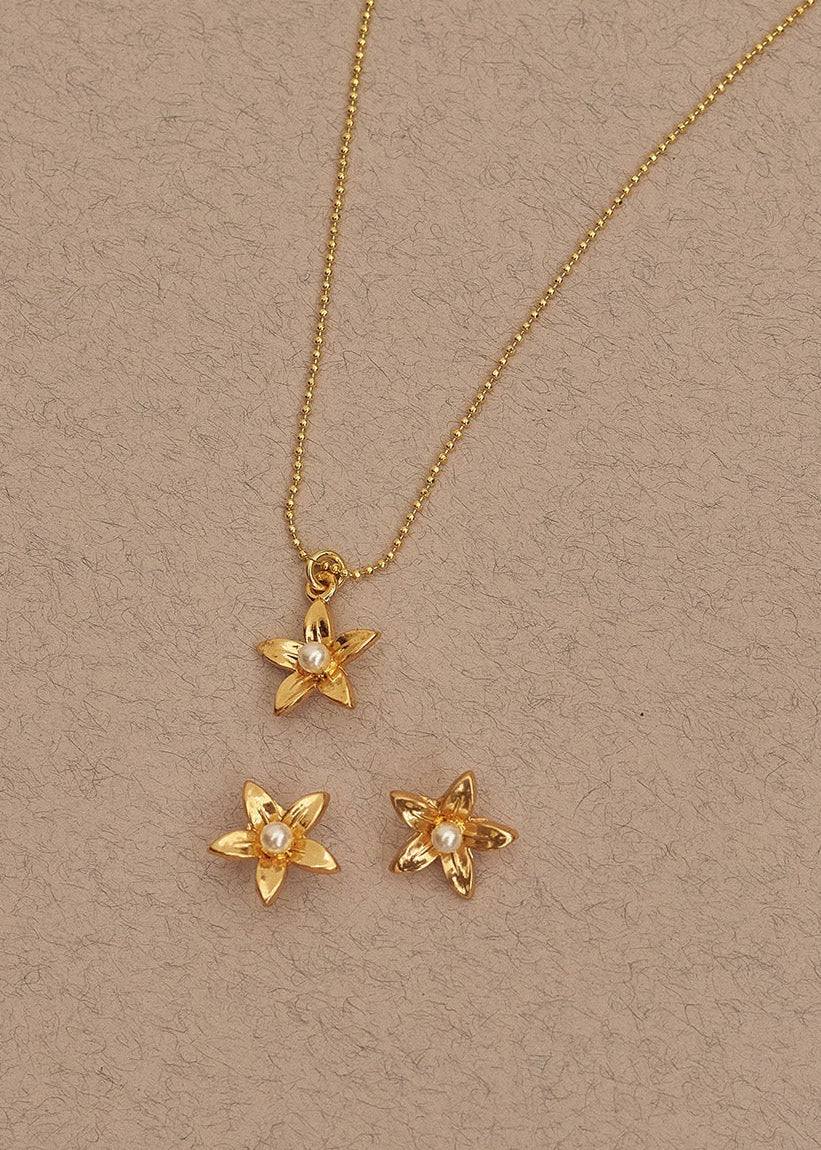 CADENA FLOR GOLD