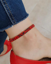 Cargar imagen en el visor de la galería, TOBILLERA MIYUKI ROJA
