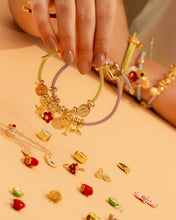 Cargar imagen en el visor de la galería, PULSERA AGUAMARINA + 1 DIJE
