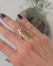 Cargar imagen en el visor de la galería, ANILLO HOJAS
