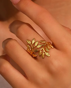 ANILLO HOJAS