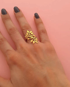 ANILLO HOJAS