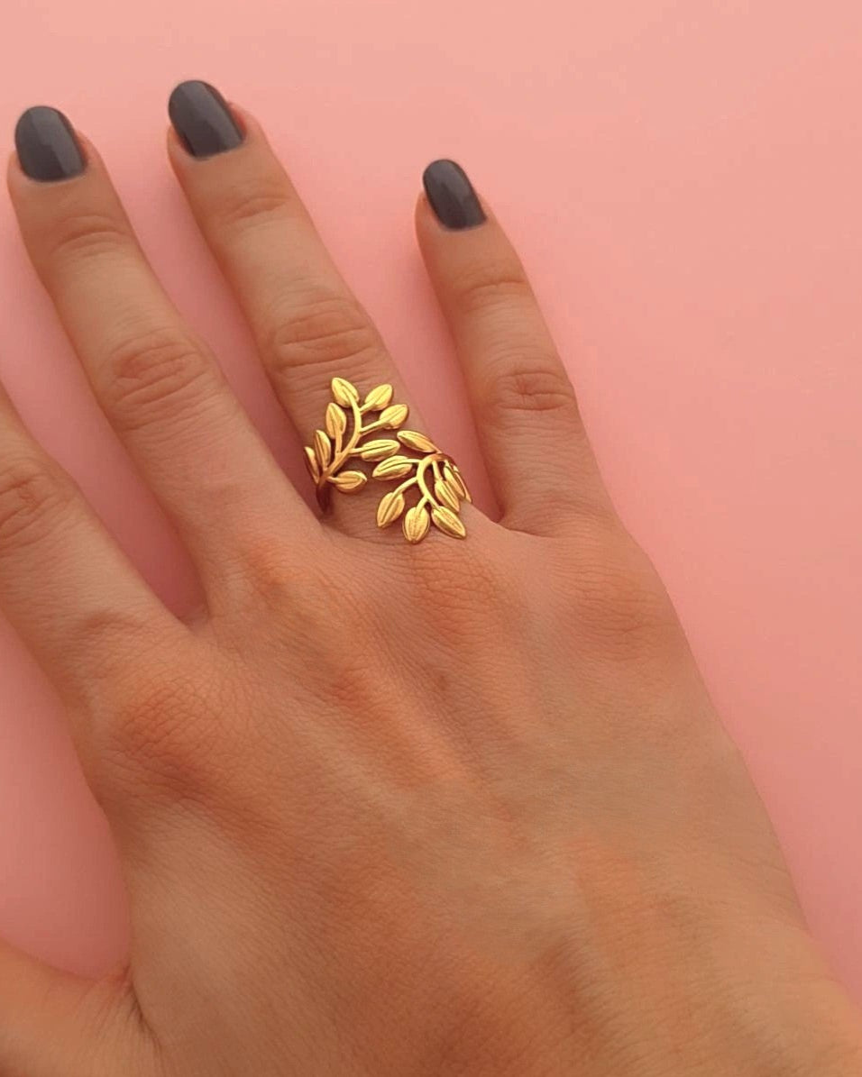ANILLO HOJAS