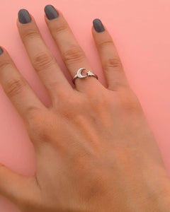 ANILLO LUNA PLATEADO