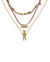Cargar imagen en el visor de la galería, COLLAR CONEJO DORADO
