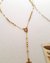 Cargar imagen en el visor de la galería, COLLAR ROSARIO DORADO
