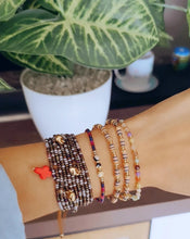 Cargar imagen en el visor de la galería, PULSERA ÁGATAS CAFÉ
