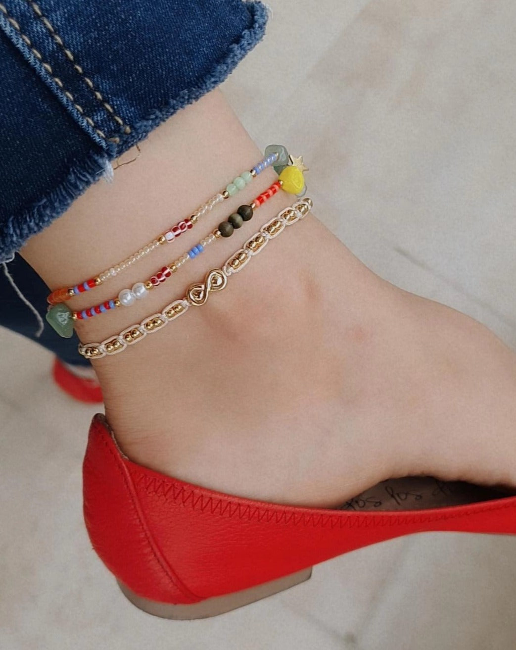 TOBILLERA COLORES INFINITO