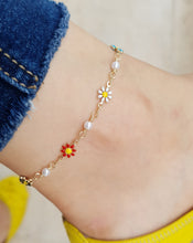 Cargar imagen en el visor de la galería, TOBILLERA MARGARITAS
