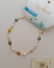 Cargar imagen en el visor de la galería, TOBILLERA MARGARITAS
