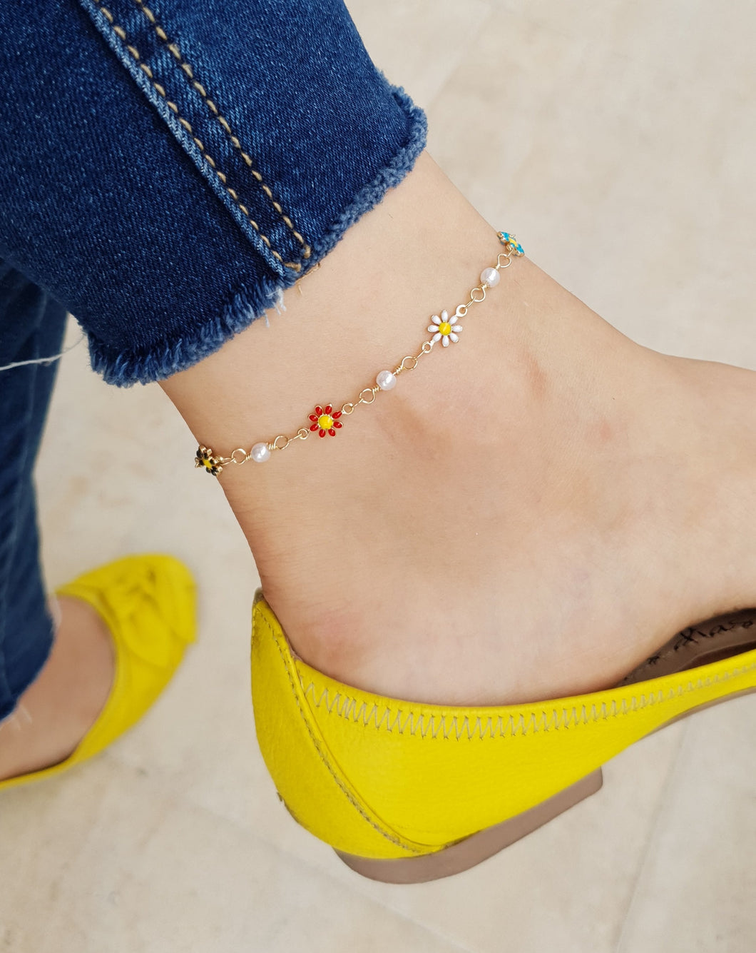 TOBILLERA MARGARITAS