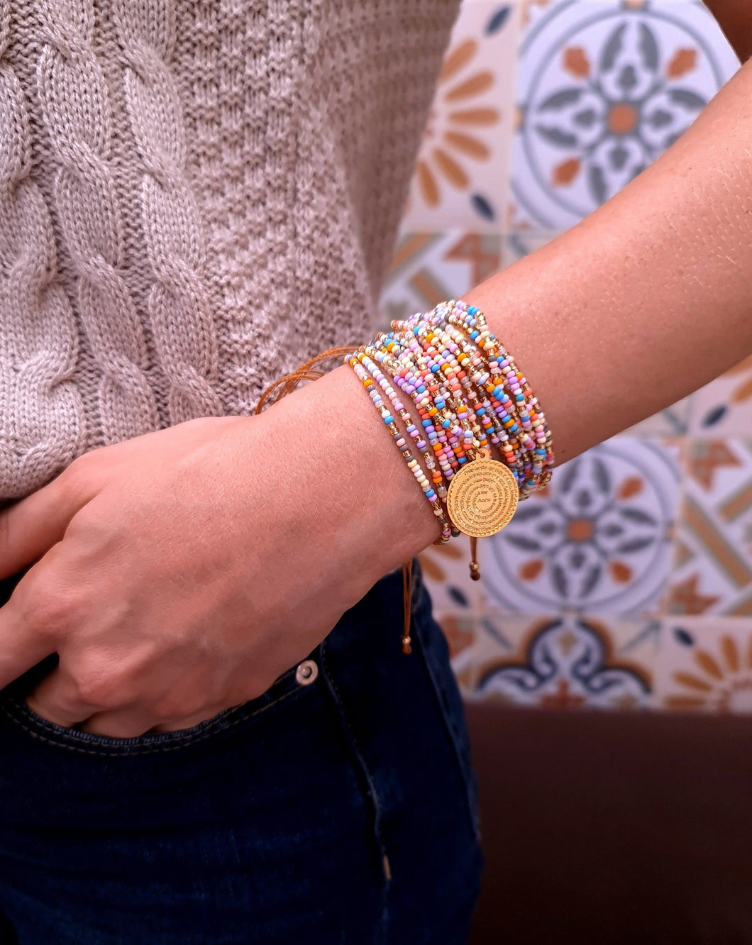 PULSERA MIX PASTEL