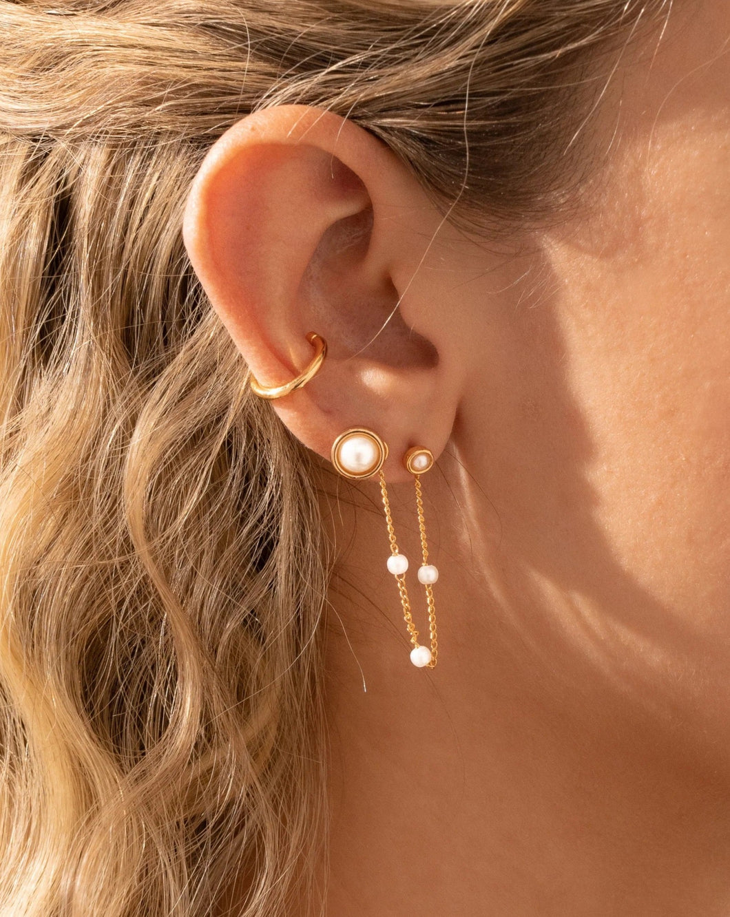 SET PERLAS + EARCUFF