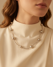 Cargar imagen en el visor de la galería, COLLAR SILVER BALL
