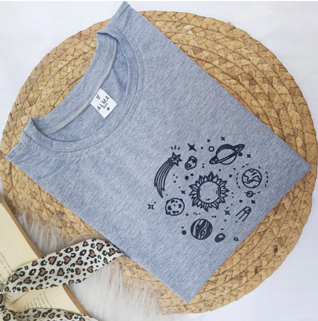 CAMISETA UNIVERSO, TALLA M