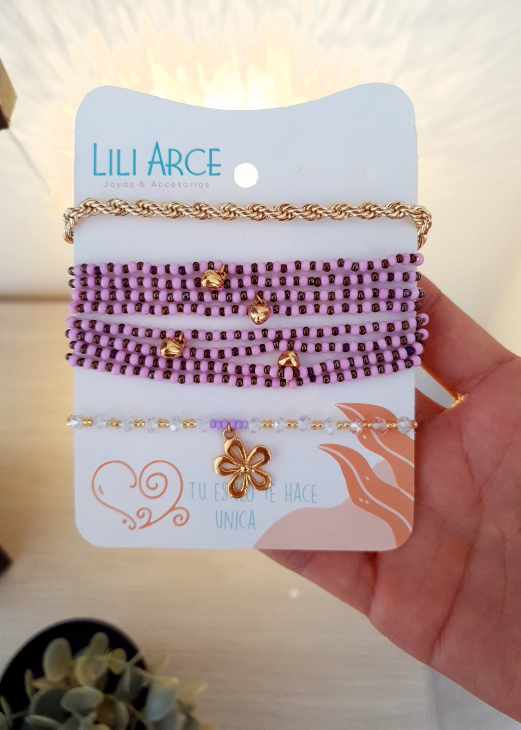 PULSERA LILAC