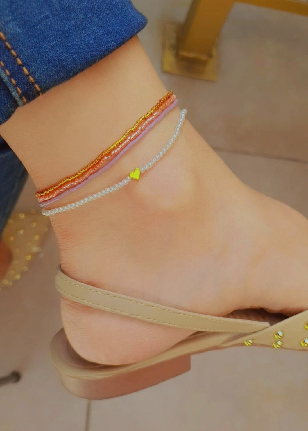 TOBILLERA ROSA