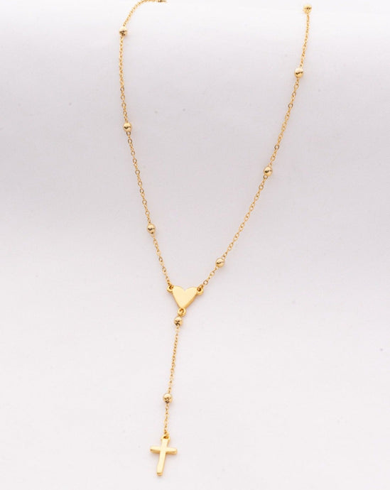 CADENA ROSARIO DE AMOR| LILI ARCE ACCESORIOS
