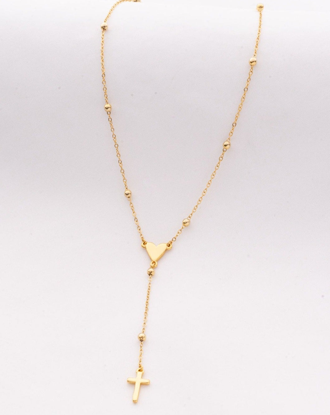 CADENA ROSARIO DE AMOR| LILI ARCE ACCESORIOS