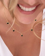 Cargar imagen en el visor de la galería, CADENA CORAZON PRETO| LILI ARCE ACCESORIOS
