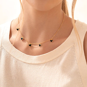 CADENA CORAZON PRETO